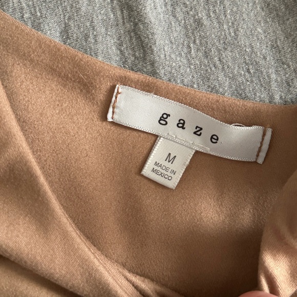 GAZE Light Brown Bodysuit - Picture 6 of 6